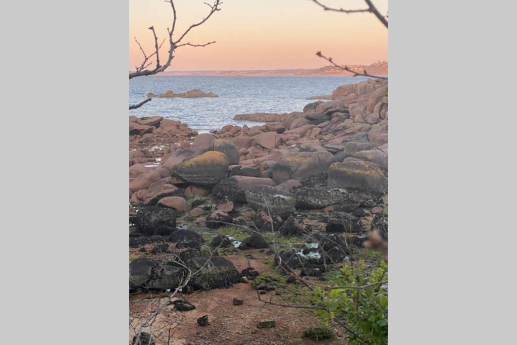 Maison Côte de Granit Rose avec Spa Perros-Guirec Exterior foto